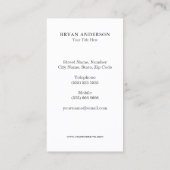 Boxhandschuhe Visitenkarte (Rückseite)