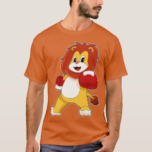 Boxhandschuhe von Lion Boxer Boxing T-Shirt