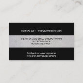 Boxhandschuhe zeichnend visitenkarte (Rückseite)