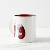 Boxhandschuhe Zweifarbige Tasse (Vorderseite Links)