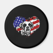 Boxherz Magnet (Vorne)