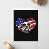 Boxherz Mitteilungskarte (Vorderseite/Rückseite Beispiel)