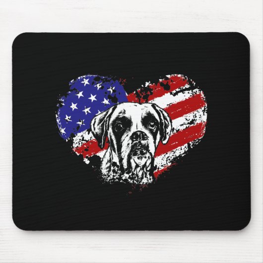 Boxherz Mousepad (Vorne)