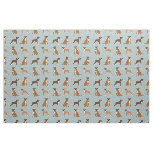 Boxhund hellblau stoff (Fat Quarter (45,7 x 55,9 cm))