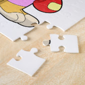 Boxhund mit Boxhandschuhen Puzzle (Seite)