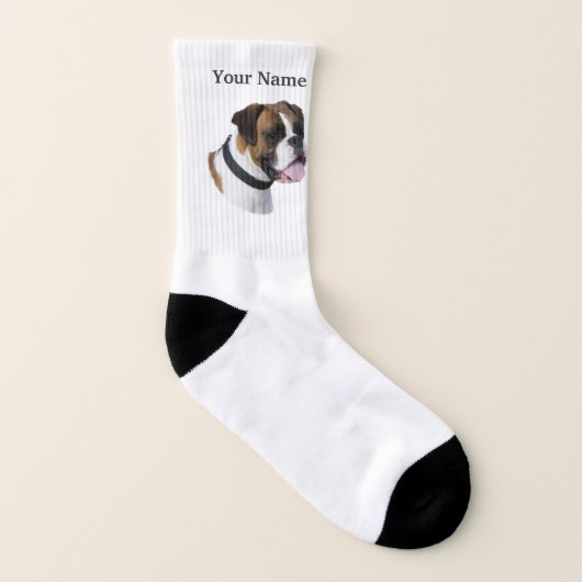 Boxhund Socken (Links - Innen)