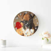 Boxhundtakuhr Große Wanduhr (Zuhause)