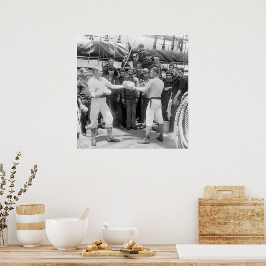 Boxing: 1890 poster (Küche)