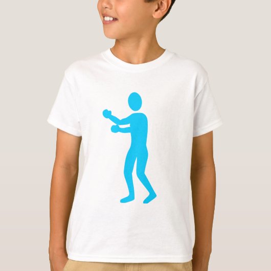Boxing-Abbildung: Sky Blue T-Shirt (Vorderseite)