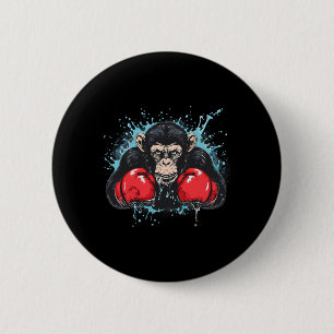 Boxing-Affenliebhaber Boxhandschuhe Kickboxen Lust Button