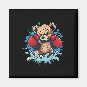 Boxing Bärenliebhaber Boxhandschuhe Kickboxen Lust Magnet