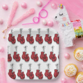 Boxing Birthday Party Red Gloves Pappteller (Party)