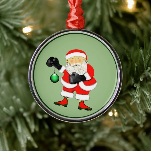 Boxing Boxer Christmas Collectif Ornament Aus Metall (Baum)