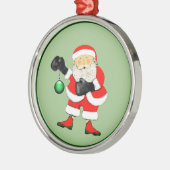 Boxing Boxer Christmas Collectif Ornament Aus Metall (Links)