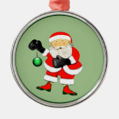Boxing Boxer Christmas Collectif Ornament Aus Metall (Vorne)