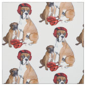 Boxing Boxhund Stoff (Muster)