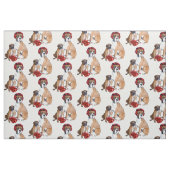 Boxing Boxhund Stoff (Fat Quarter (45,7 x 55,9 cm))