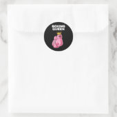 Boxing Boxing Boxing Boxing Runder Aufkleber (Tasche)