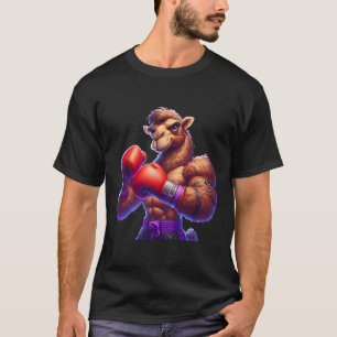 Boxing Camel Boxer Kickboxer Mixed Martial Arts Fi T-Shirt
