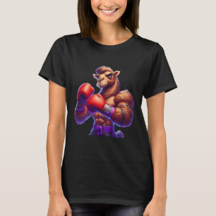 Boxing Camel Boxer Kickboxer Mixed Martial Arts Fi T-Shirt