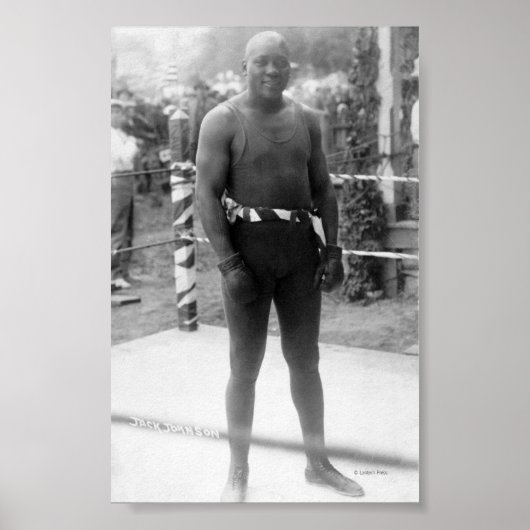 Boxing Champion Jack Johnson Poster (Vorne)