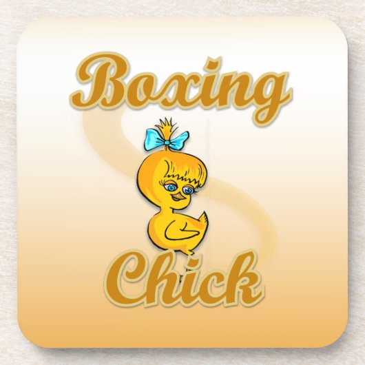 Boxing Chick Untersetzer (Vorderseite)