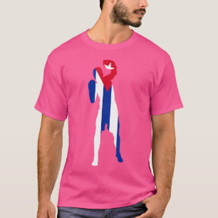 Boxing Cuba Flag Men Boys Box Männerbox T-Shirt