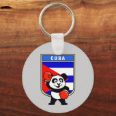 Boxing Cuba Panda Schlüsselanhänger (Vorderseite)