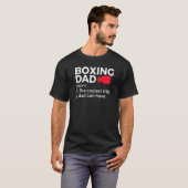 Boxing Dad Definition The Coolest Title A Dad Can  T-Shirt (Vorne ganz)