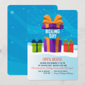 Boxing Day Einladung (Vorne/Hinten)