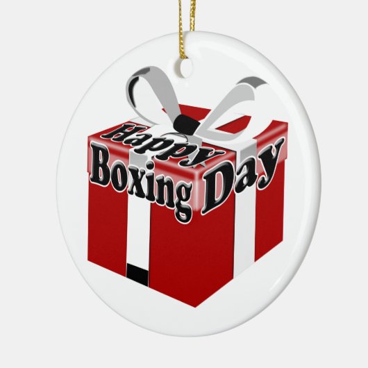 Boxing Day Keramik Ornament (Links)