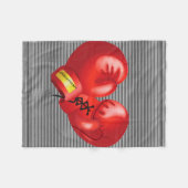 Boxing Design Fleece Blanket (Vorderseite (Horizontal))