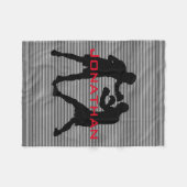 Boxing Design Fleece Blanket (Vorderseite (Horizontal))
