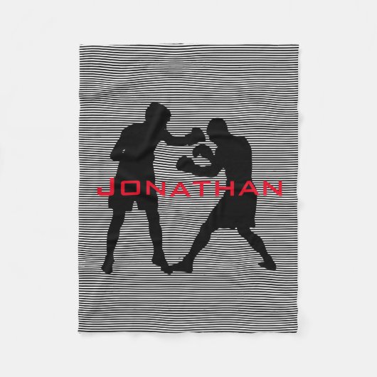 Boxing Design Fleece Blanket (Vorderseite)