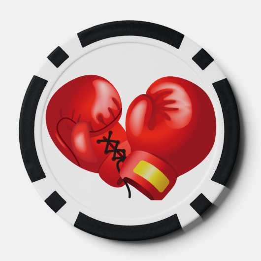 Boxing Design Poker Chips (Rückseite)