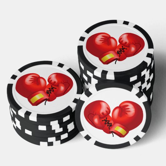 Boxing Design Poker Chips (Stapel)
