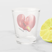 Boxing Design Shot Glass Schnapsglas (Rückseite)