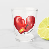 Boxing Design Shot Glass Schnapsglas (Vorderseite)