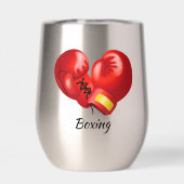 Boxing Design Thermal Wine Tumbler (Rückseite)