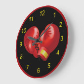 Boxing Design Wall Clock Große Wanduhr (Winkel)