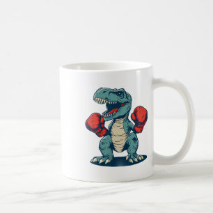 Boxing Dinosaur Boxer Dino Kickboxing T-rex Boxing Kaffeetasse