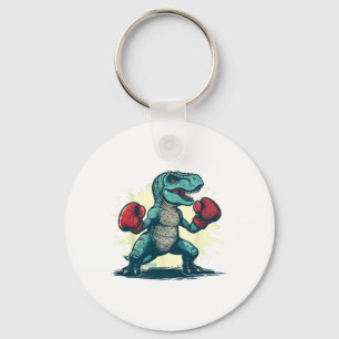 Boxing Dinosaur Boxer T-rex Kickboxing Dino Boxing Schlüsselanhänger