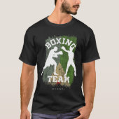 Boxing Djibouti Combat Sports Fighter Boxing T-Shirt (Vorderseite)