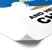 Boxing Duck Child Missbrauch Poster (Ecke)