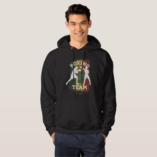Boxing Ethiopia Combat Sports Fighter Boxing Hoodie (Vorne ganz)