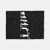 Boxing Evolution - Boxing Lover Boxer Kickboxing F Fleecedecke (Vorderseite (Horizontal))
