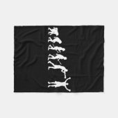 Boxing Evolution - Boxliebhaber Boxer Kickboxen F Fleecedecke (Vorderseite (Horizontal))