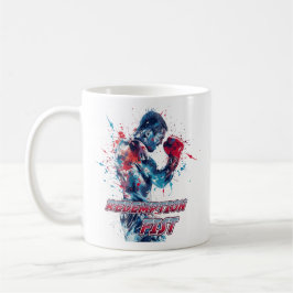 Boxing Fans Graphic and Text Kaffeetasse