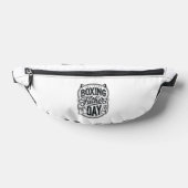 Boxing Father Day Vintage Engraving Shirt Design_1 Bauchtasche (Ablage )