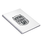 Boxing Father Day Vintage Engraving Shirt Design_1 Notizblock (Rechte Seite)